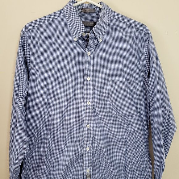 GEOFFREY BEENE COTTON CASUAL BUTTON FRONT SHIRT - Picture 2 of 16